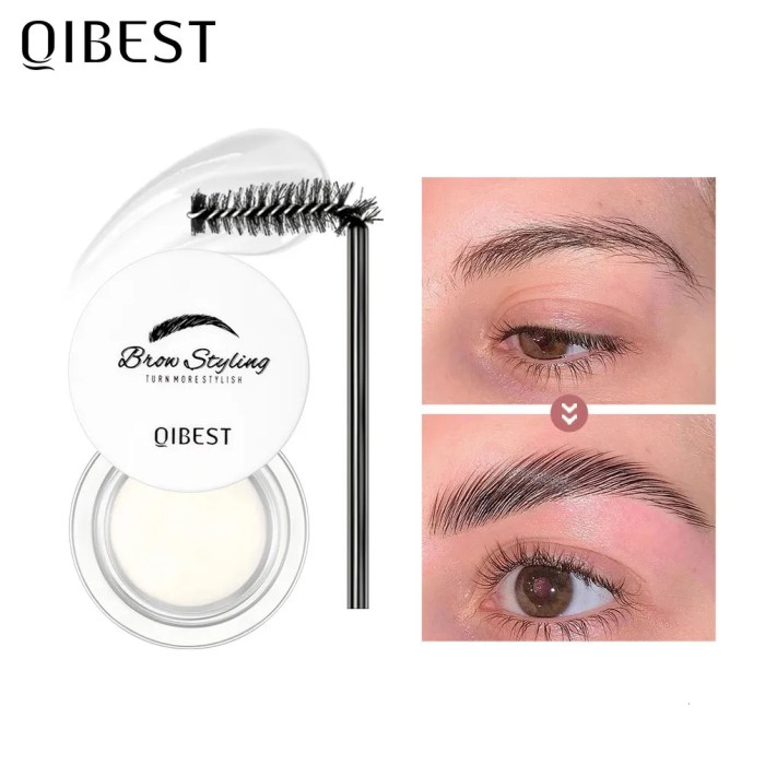 Natural Colourless Styling Eyebrow Wax Relaxing Eyebrow Fixing Soap Transparent Long Lasting Plants Oil Eyebrow Defining Gel 1pc