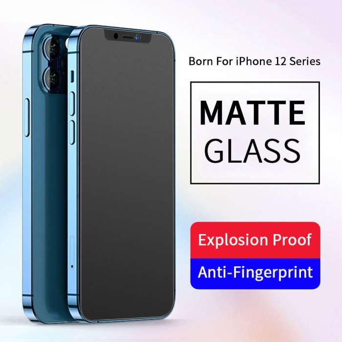 Matte Tempered Glass Compatible for iPhone 14 13 12 11 Pro Max 12 Mini ... Tempered Glass for iPhone 14 Pro 15 16 13 12 11 pro max screen protector for iphone 15 pro mica for iphone 13 14 pro glass film